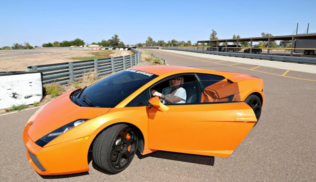 Image of Lamborghini Gallardo 6 Lap Drive - Houston Grandsport Speedway