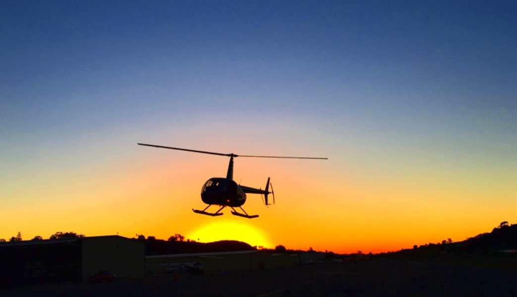 Helicopter Ride Oceanside to La Jolla Cove - 40 Minute Sunset Flight (3rd Passenger Rides for Free!)