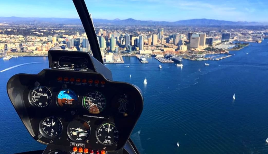 Helicopter Tour Oceanside And Carlsbad - 15 Minutes (3rd Passenger Rides For Free!)