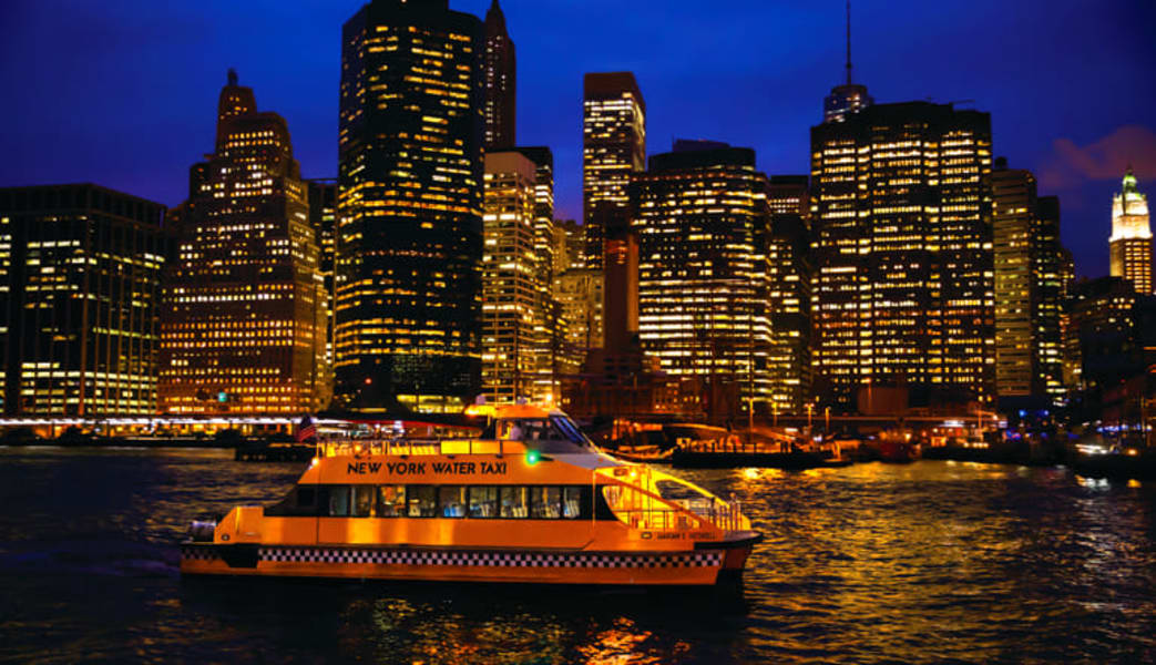 Image of NYC Helicopter Tour & Statue of Liberty Cruise - VIP Evening Package