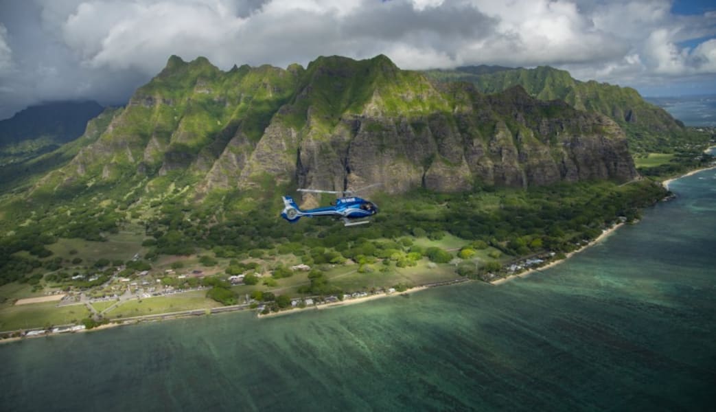 Helicopter Tour Oahu, Blue Skies Flight - 45 Minutes