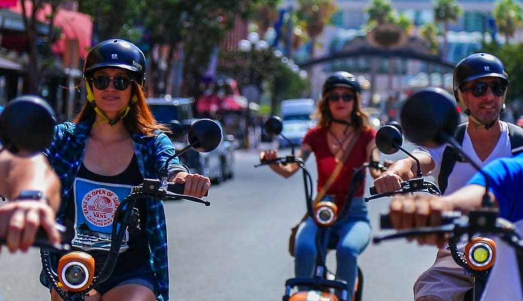 Guided Electric Scooter Tour San Diego, Downtown and Oldtown Tour - 2 Hours