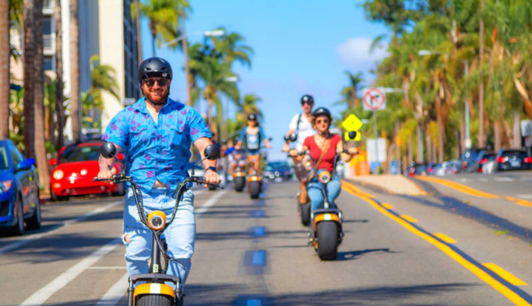 Image of Guided Electric Scooter Tour San Diego, Downtown and Balboa Park Tour - 2 Hours