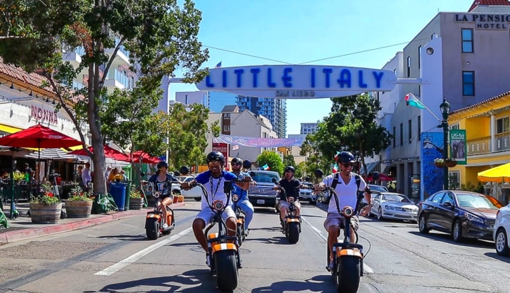 Guided Electric Scooter Tour San Diego - 1 Hour