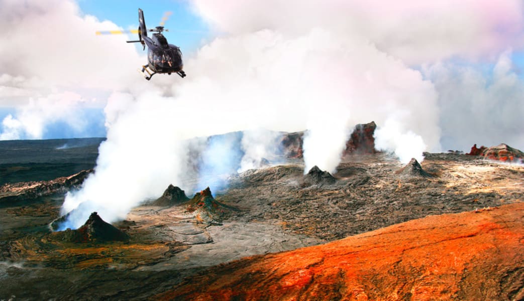 Helicopter Tour Big Island, Kilauea Volcano Deluxe - 1 Hour 45 Minutes