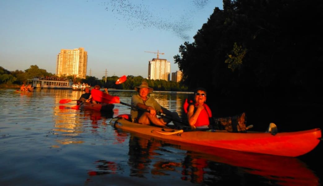 Kayak Tour Austin, Congress Ave Bridge Bat Tour - 2 Hours