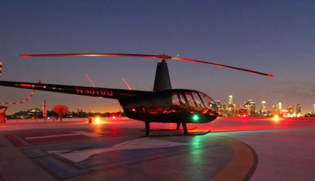 Image of Private Helicopter Ride Los Angeles, Downtown Landing Tour - 1 Hour