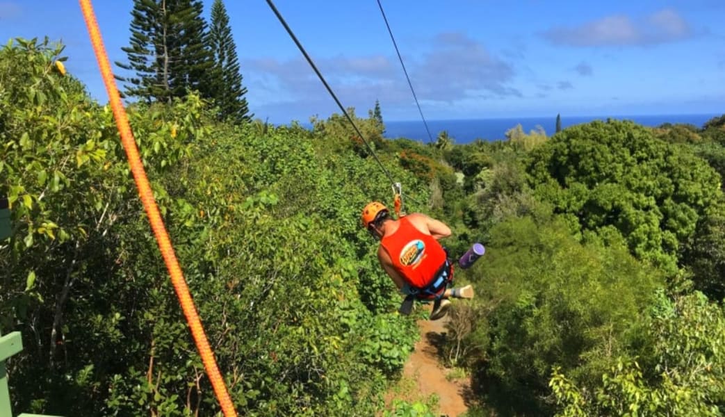 Zipline Maui, 8 Lines - 2.5 Hours