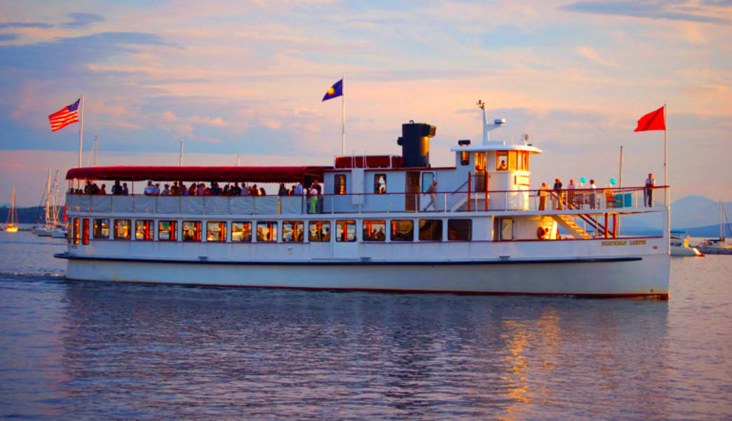Image of Boston Harbor Night Cruise, City Lights - 1 Hour