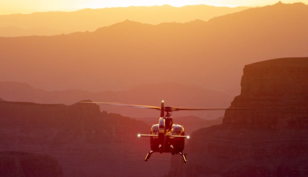 Sunset Grand Canyon Helicopter Tour, Canyon Landing Picnic, 3.5 Hours