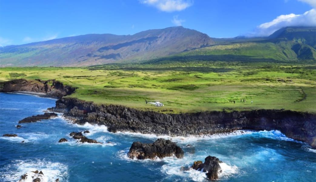 Helicopter Tour Maui, Hana and Haleakala with Cliff Side Landing - 75 Minutes