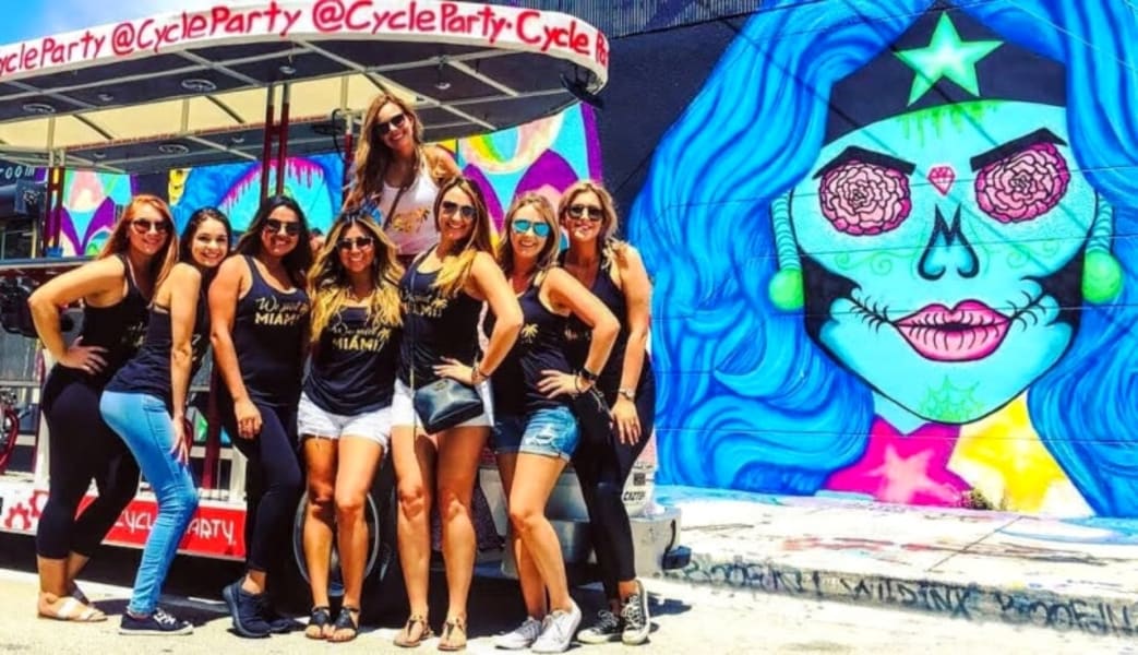 Image of Private Cycle Party Wynwood Insta Tour, Miami - 1.5 Hours