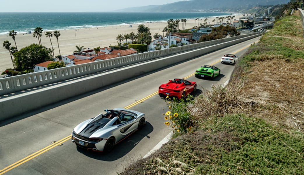 Image of Los Angeles Supercar Tour with Passenger Ride Along - 3 Hours (Drive 4 Different Supercars!)