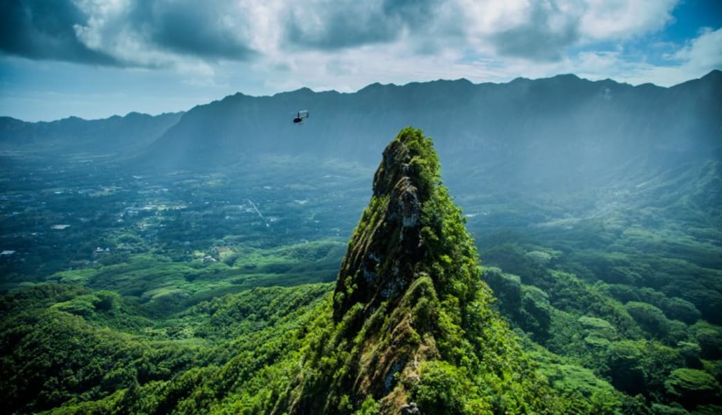 Helicopter Tour Oahu, Doors Off Sacred Falls - 45 Minutes