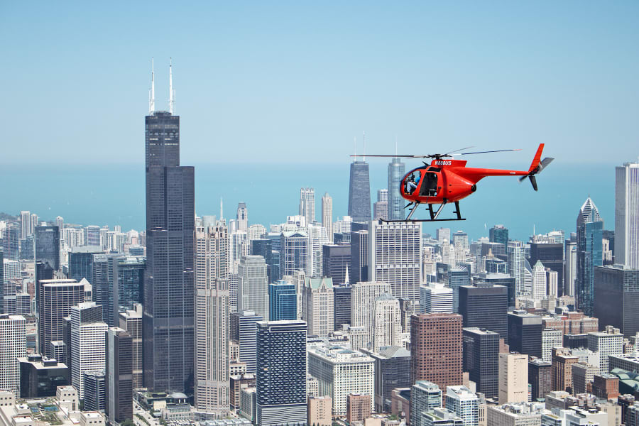 Image of Private Helicopter Tour Chicago - 45 Minutes (3rd Passenger Flies For Free!)