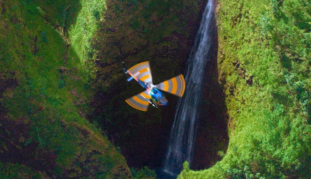 Helicopter Tour Oahu, Sacred Falls - 45 Minutes