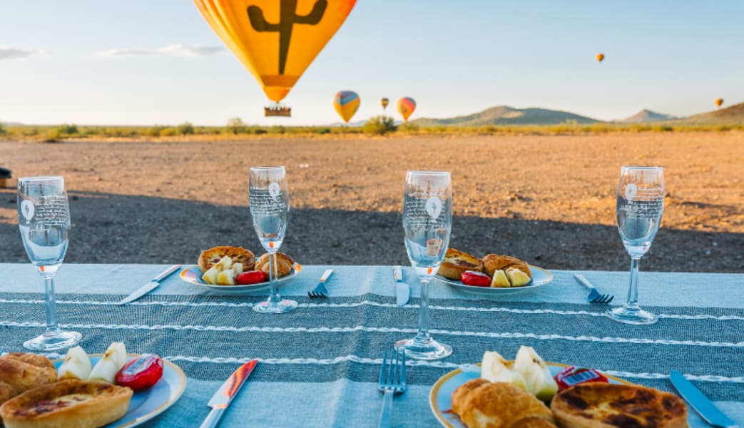 Hot Air Balloon Ride Phoenix, Sonoran Desert - 1 Hour Private Sunrise Flight