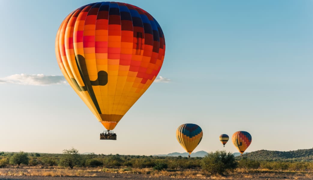 Hot Air Balloon Ride Phoenix, Sonoran Desert - 1 Hour Sunrise Flight