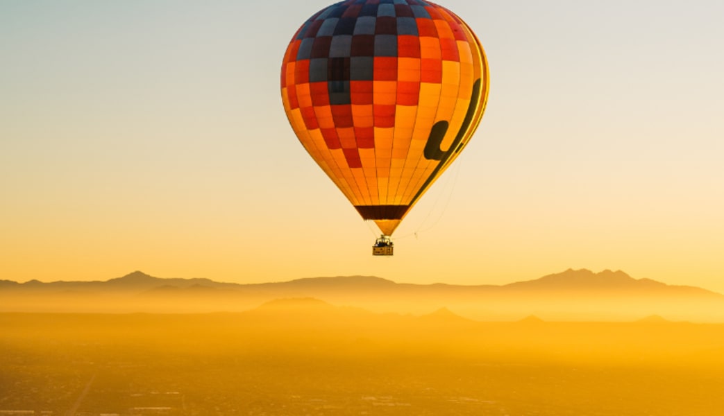 Hot Air Balloon Ride Phoenix, Sonoran Desert - 1 Hour Sunset Flight