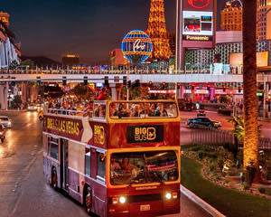 Open-Top Bus Tour Las Vegas - Night Tour