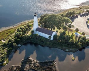 Helicopter Tour Tallahassee, St. Marks Lighthouse Flight - 45 Minutes