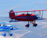 Biplane Formation Flight San Diego, Beach Run (Two Planes!) - 35 Minutes