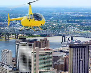 Helicopter Tour New Orleans, City Flight - 10 Minutes
