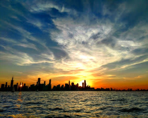 Chicago Sailing Private Charter Sunset - 2 Hours (WEEKDAY)