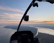 Private Sunset Helicopter Tour Detroit - 30 Minutes (3rd Passenger Rides for Free!)