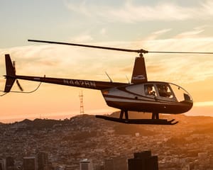 San Francisco Helicopter Tour - 15 to 20 Minutes (FISHERMANS WHARF SHUTTLE SERVICE INCLUDED!)