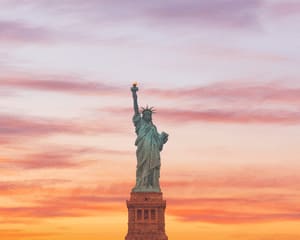 Guided Statue of Liberty and Ellis Island Sunset Cruise, New York - 60 Minutes