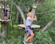 Beginner Zipline and Aerial Course Adventure Chicago, Western Springs - 1 Hour