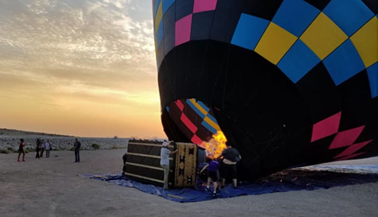 romantic hot air balloon rides