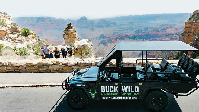 Helicopter and Sunset Hummer Tour Grand Canyon South Rim, North Canyon