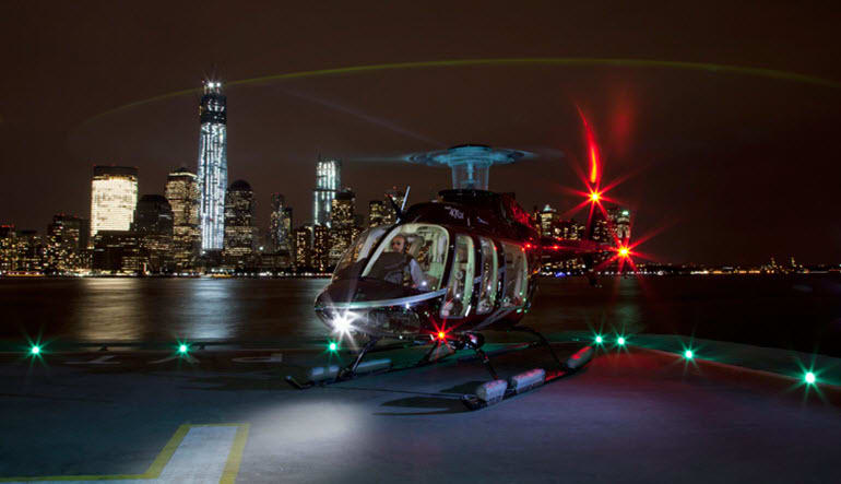 new york helicopter tour night