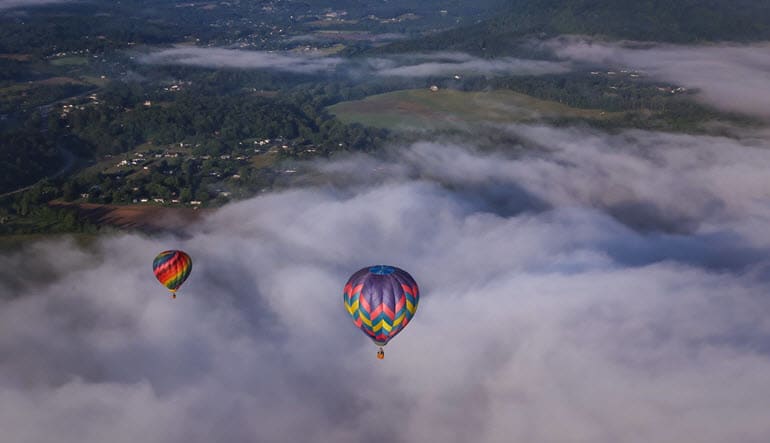 hot air balloon rides chicago