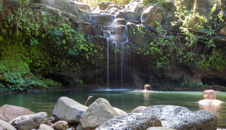 half moon bay waterfall hike