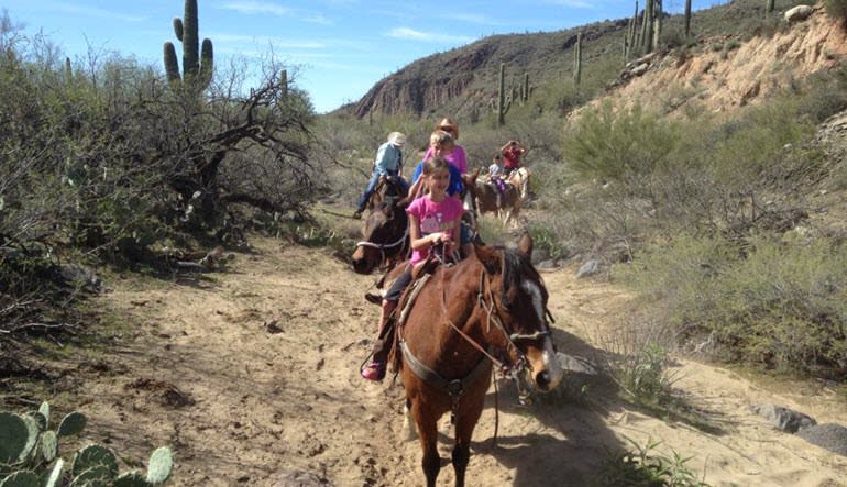 Horseback Riding Phoenix Little Girl