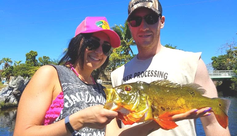 Peacock Bass Fishing At The Airport Lakes 