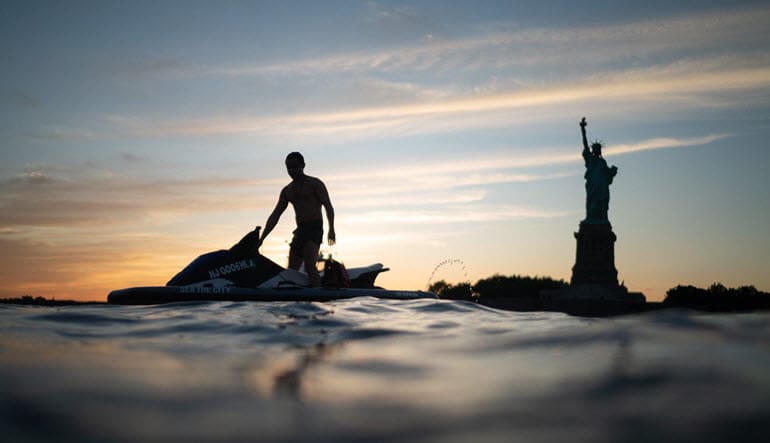 Jet Ski Tour New York City Lady Liberty