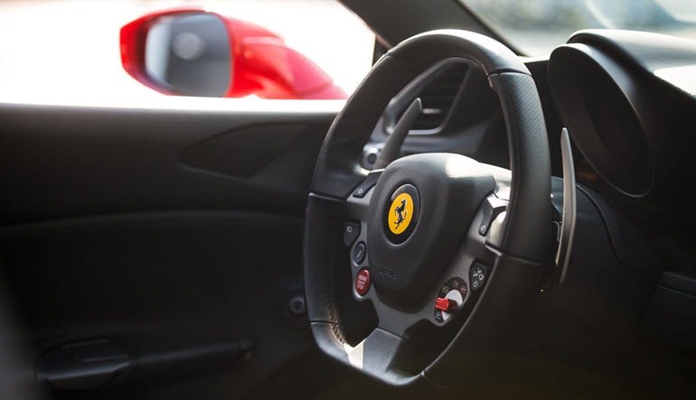 Ferrari 488 GTB 3 Lap Drive Steering Wheel