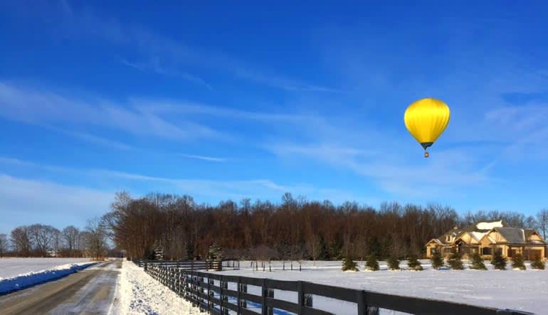 Winter classic dog show in indianapolis at indiana state Hot Air Balloon Ride Indianapolis, Private Basket