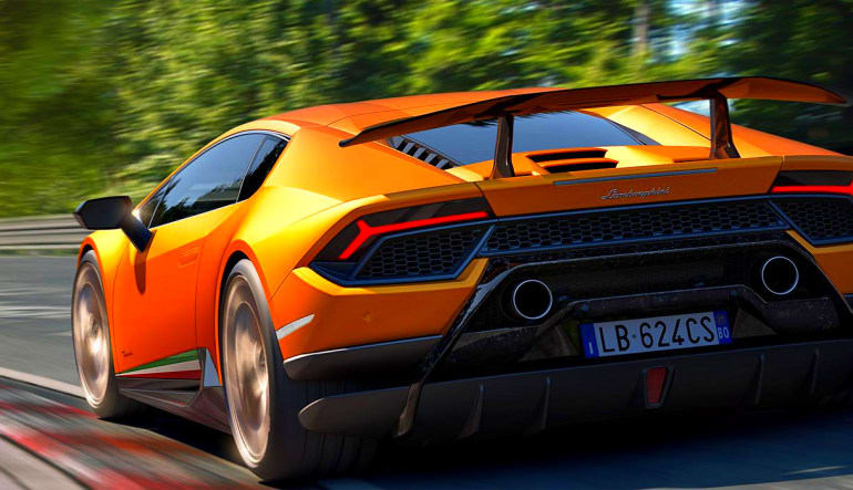 Lamborghini Huracan LP610 Drive Rear End