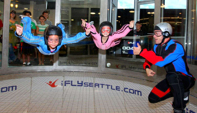 Indoor Skydiving Seattle - 2 Flights Children