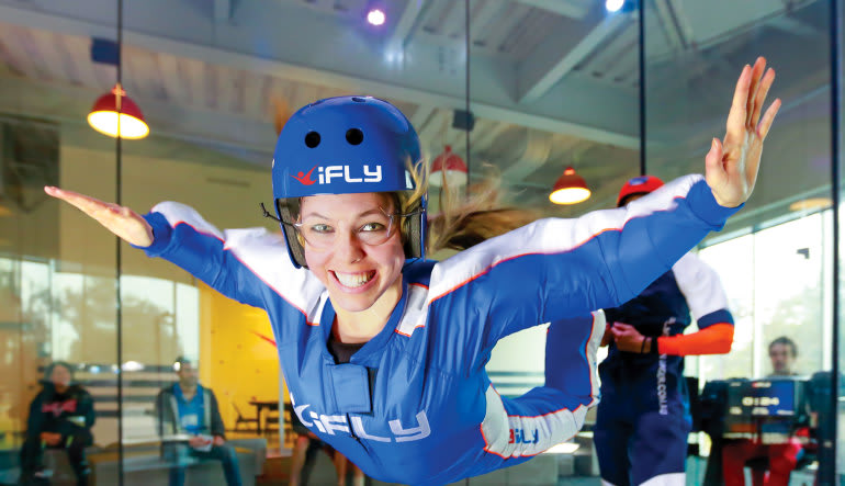 Indoor Skydiving New Jersey, Paramus - 2 Flights  Lady