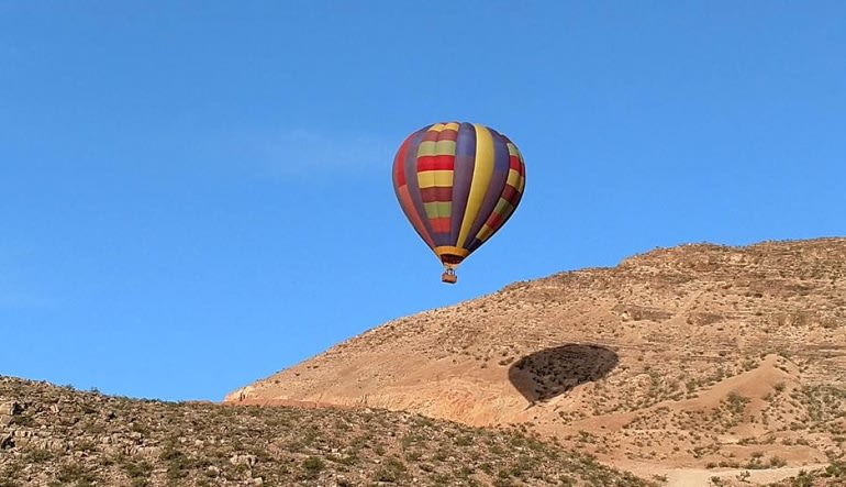 high altitude conveyance ride