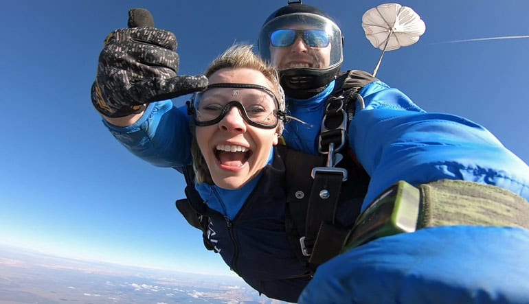 Skydive Grand Canyon, Tandem Skydiving Experience