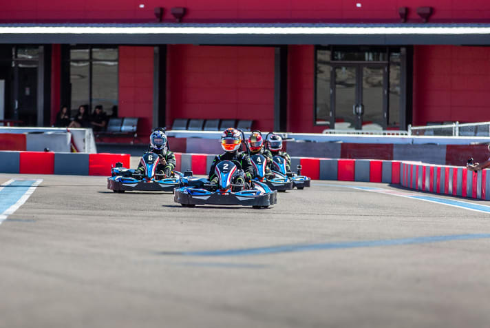 Las Vegas: corrida de kart