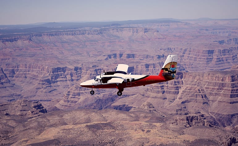 plane ride over grand canyon