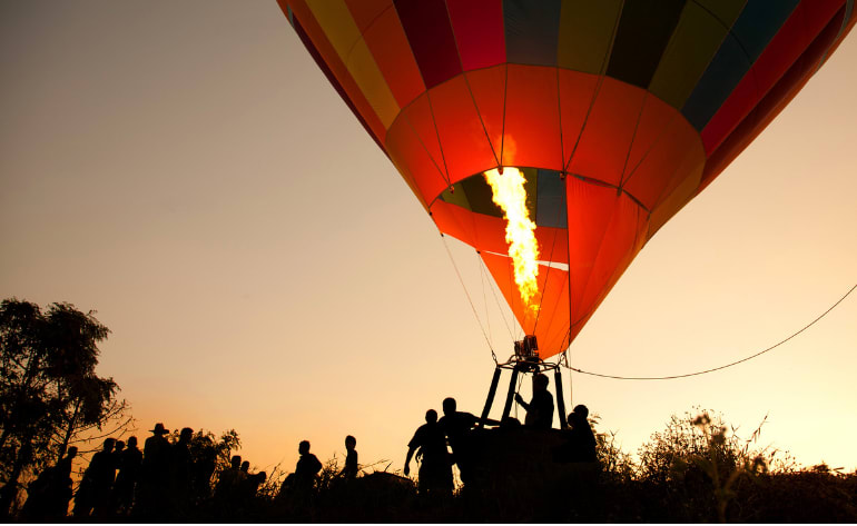 Hot Air Balloon Rides Las Vegas Early Morning